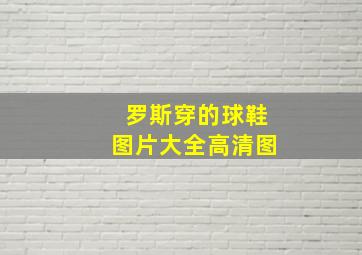 罗斯穿的球鞋图片大全高清图