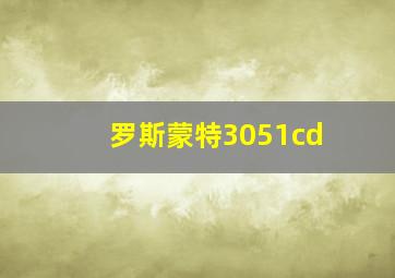 罗斯蒙特3051cd