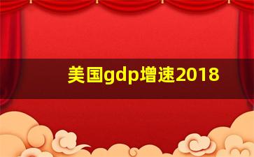 美国gdp增速2018