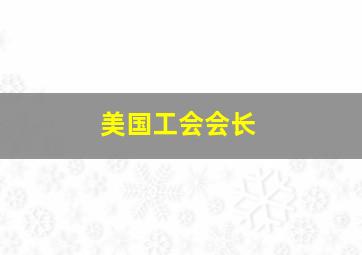 美国工会会长