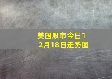 美国股市今日12月18日走势图