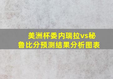 美洲杯委内瑞拉vs秘鲁比分预测结果分析图表