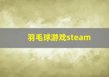 羽毛球游戏steam