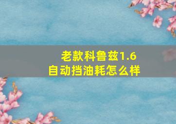 老款科鲁兹1.6自动挡油耗怎么样