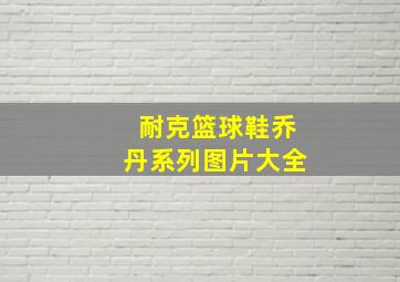 耐克篮球鞋乔丹系列图片大全