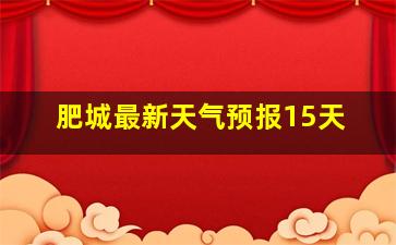 肥城最新天气预报15天