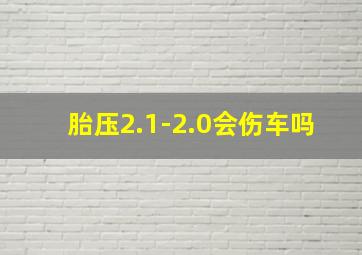 胎压2.1-2.0会伤车吗