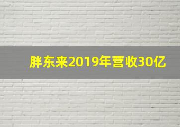 胖东来2019年营收30亿