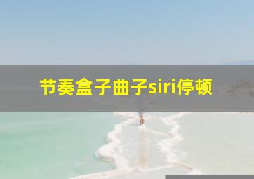 节奏盒子曲子siri停顿