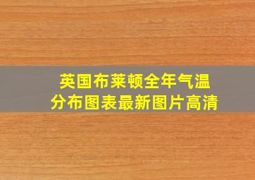 英国布莱顿全年气温分布图表最新图片高清