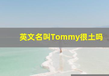 英文名叫Tommy很土吗