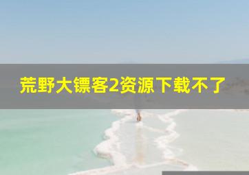 荒野大镖客2资源下载不了