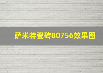 萨米特瓷砖80756效果图