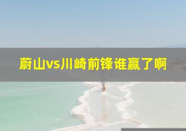 蔚山vs川崎前锋谁赢了啊