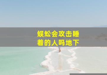 蜈蚣会攻击睡着的人吗地下