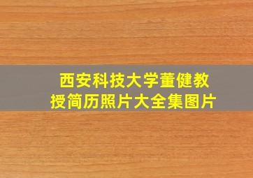 西安科技大学董健教授简历照片大全集图片