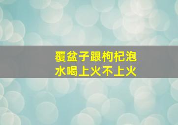 覆盆子跟枸杞泡水喝上火不上火