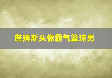 詹姆斯头像霸气篮球男