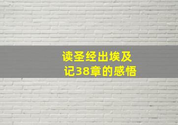 读圣经出埃及记38章的感悟