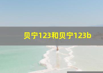 贝宁123和贝宁123b