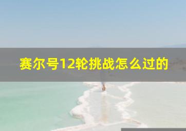 赛尔号12轮挑战怎么过的