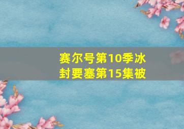 赛尔号第10季冰封要塞第15集被