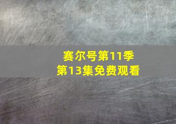 赛尔号第11季第13集免费观看