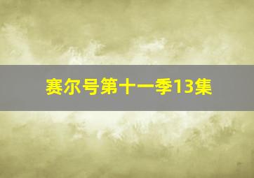 赛尔号第十一季13集