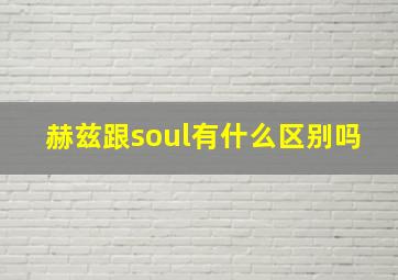 赫兹跟soul有什么区别吗