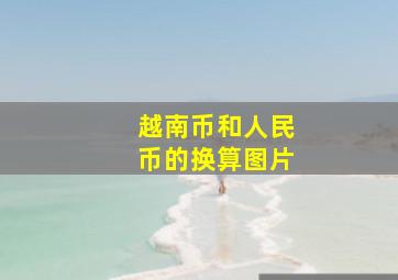 越南币和人民币的换算图片