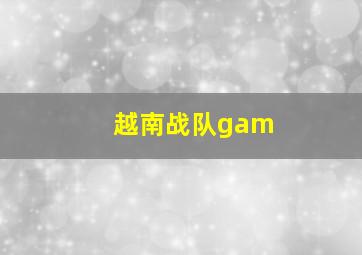 越南战队gam