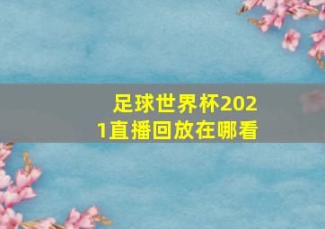 足球世界杯2021直播回放在哪看