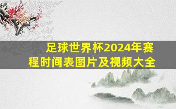 足球世界杯2024年赛程时间表图片及视频大全