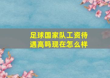 足球国家队工资待遇高吗现在怎么样