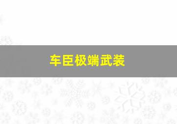 车臣极端武装