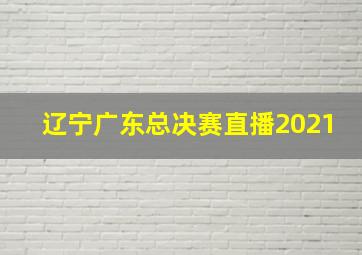 辽宁广东总决赛直播2021