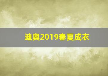 迪奥2019春夏成衣