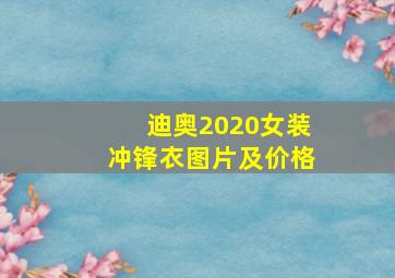 迪奥2020女装冲锋衣图片及价格