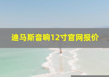 迪马斯音响12寸官网报价