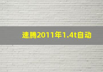 速腾2011年1.4t自动