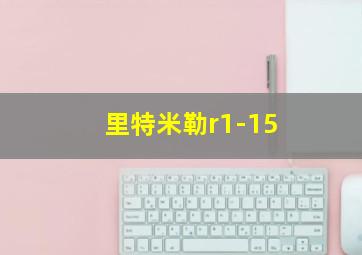 里特米勒r1-15