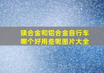 镁合金和铝合金自行车哪个好用些呢图片大全