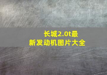 长城2.0t最新发动机图片大全