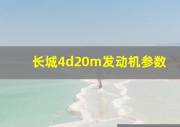 长城4d20m发动机参数