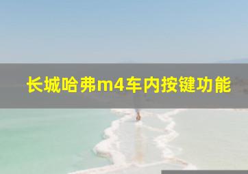 长城哈弗m4车内按键功能