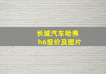 长城汽车哈弗h6报价及图片