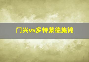 门兴vs多特蒙德集锦