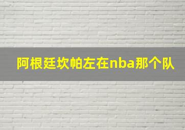 阿根廷坎帕左在nba那个队