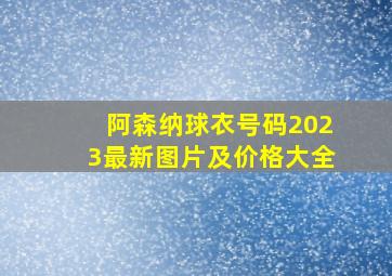 阿森纳球衣号码2023最新图片及价格大全