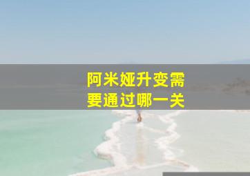 阿米娅升变需要通过哪一关